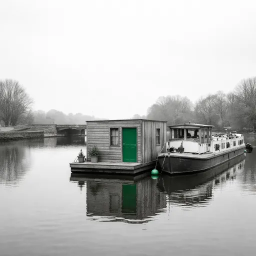 Dormir sur l'eau dans les Hauts-de-France : péniches, écluses et cabanes flottantes